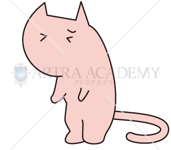 猫背の猫