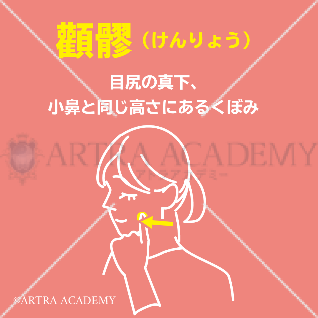 ツボ〈顴髎〉